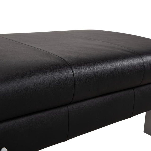 Modern AK 644 Leather Stool by Rolf Benz For Sale - Image 3 of 10