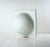 White Minimalist White Studio Pottery Vase — Split Sphere Globe Form, Signed For Sale - Image 8 of 17