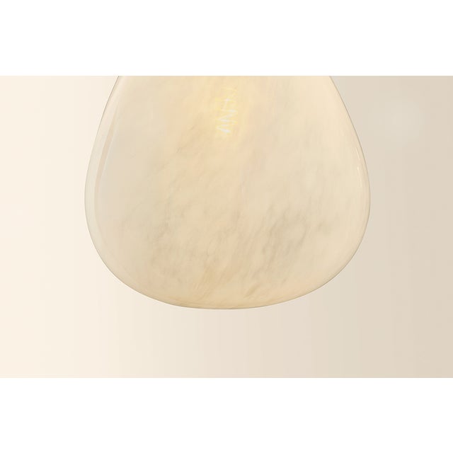 Mitzi Remi 11.5 in. 1 Light Pendant in Aged Brass Finish For Sale - Image 11 of 14