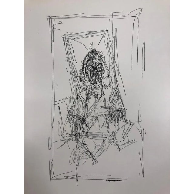 Alberto Giacometti Untitled, 1954 Original engraving created for the art review "XXe siècle" N7 Not signed, limited...