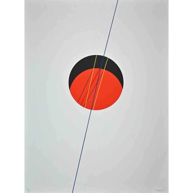 Red Ball is an original Lithograph realized by Lorenzo Indrimi in i970 ca. Hand Signed. Numbered. Edition 78/90. This...