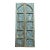 Antique Door Rustic Painted Wooden Arched Double Barn Doors For Sale