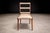 Set of Six Chairs in Hardwood & Beige Leather, Unknown, 1950s For Sale - Image 10 of 12