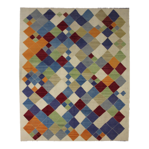 Hand Knotted Kilim 108" X 13'0"