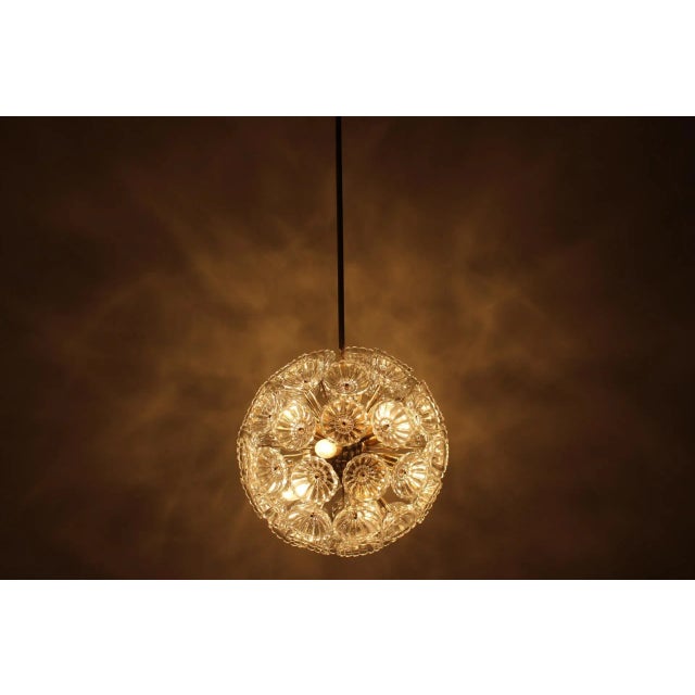 Dandelion Chandelier by Kamenický Šenov for Preciosa, 1970s For Sale - Image 11 of 12