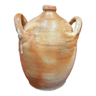 Antique Two-Handled Salt-Glazed Jug For Sale