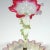 Antique English Victorian Pink Vaseline Glass Epergne For Sale - Image 9 of 10