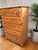 Vintage Pine Tallboy Chest of 5 Drawers, 1980s For Sale - Image 3 of 16