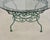 o.w. Lee American Regency Style Wrought Iron and Glass Scrolled Garden Table For Sale - Image 9 of 18