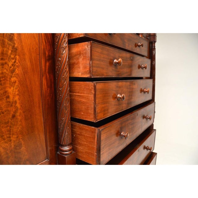 William IV Compact Wardrobe, 1830s For Sale - Image 3 of 16