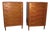 Mid Century Danish Modern Teak Tallboy Dresser For Sale
