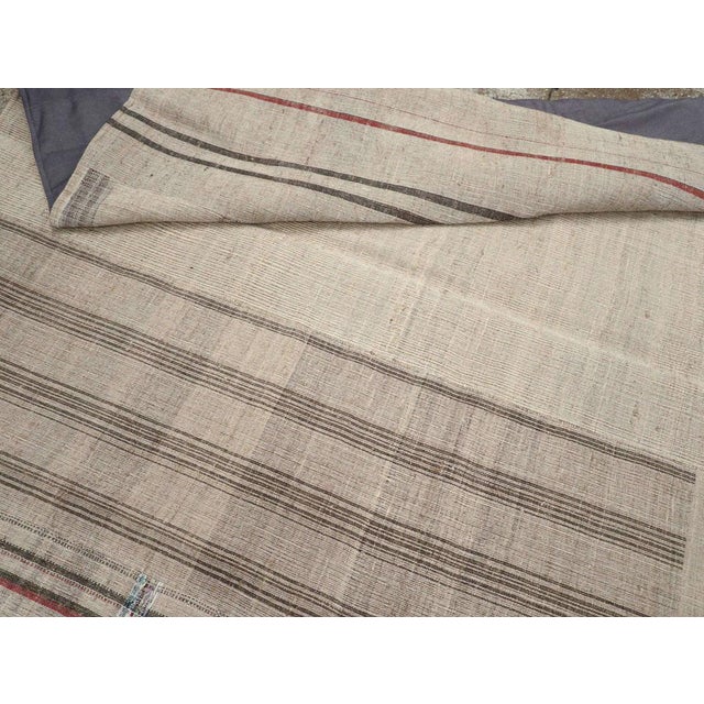 Galerie Shabab Collection Vintage Turkish Flatweave Kilim Room Size Carpet For Sale - Image 10 of 10