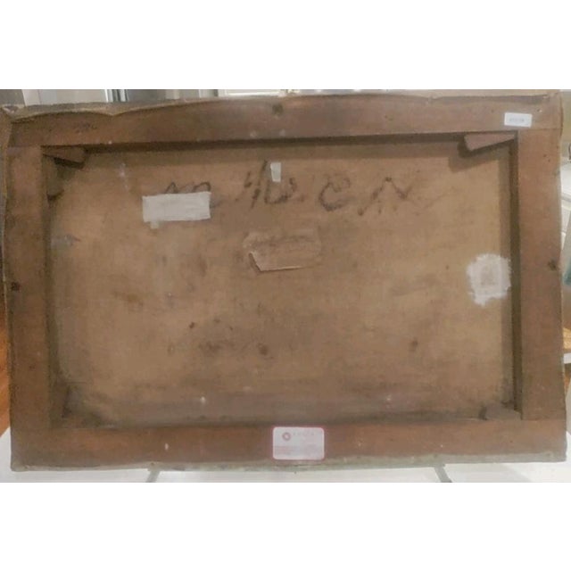 1910s Early 19th Century Landscape Oil Painting For Sale - Image 5 of 9