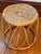 Mid-Century Modern Vintage Bentwood Rattan Stand With Woven Top For Sale - Image 3 of 6