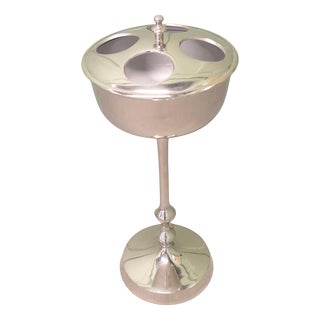 Mid-Century Chrome Floor-Standing Ice Bucket, 1970 For Sale