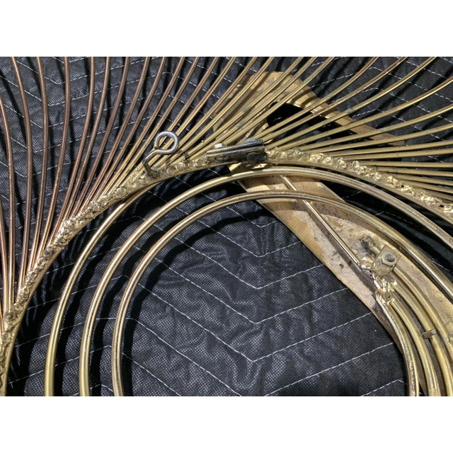 Brass Large Curtis Jere Metal Swan Wall Sculpture For Sale - Image 8 of 10