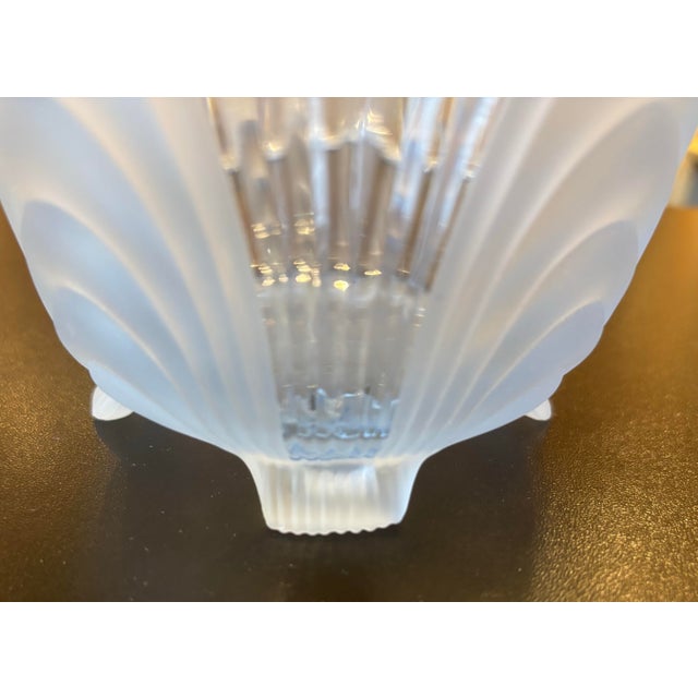 This is a rare and beautiful ice bucket in the Caprice/Alpine finish. Caprice is the name of the pattern when the glass is...