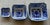 1980s Circa 1980 Canton Export-Style Blue and White Notched Corner Square Nesting Bowls – Set of 3 For Sale - Image 5 of 18