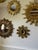 Mid 20th Century Petite 10" Italian Giltwood Sunburst Wall Mirror For Sale - Image 18 of 18