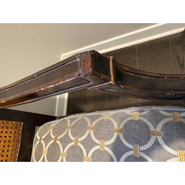 Milling Road by Baker Furniture Double Cane Settee For Sale - Image 10 of 15