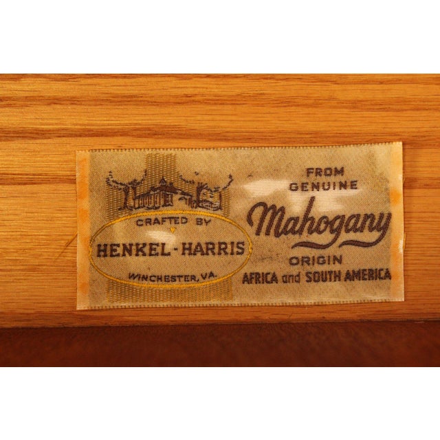 Wood Henkel Harris Mahogany Entertainment Armoire For Sale - Image 7 of 18