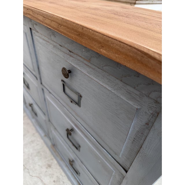 Gray Handcrafted Gray Sideboard, France For Sale - Image 8 of 13