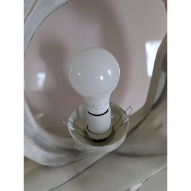 White Mid 20th Century Art Deco Nude Sculpture Lamp For Sale - Image 8 of 12