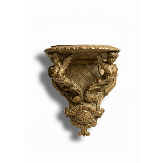 19th Century Renaissance Revival Giltwood Griffin Wall Bracket For Sale - Image 15 of 15