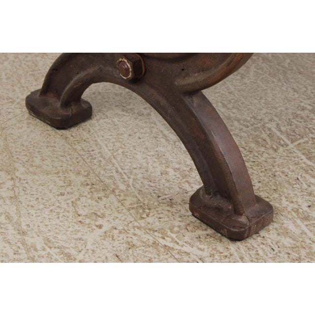 Restoration Hardware Industrial Steel & Iron Coffee Table For Sale - Image 13 of 14