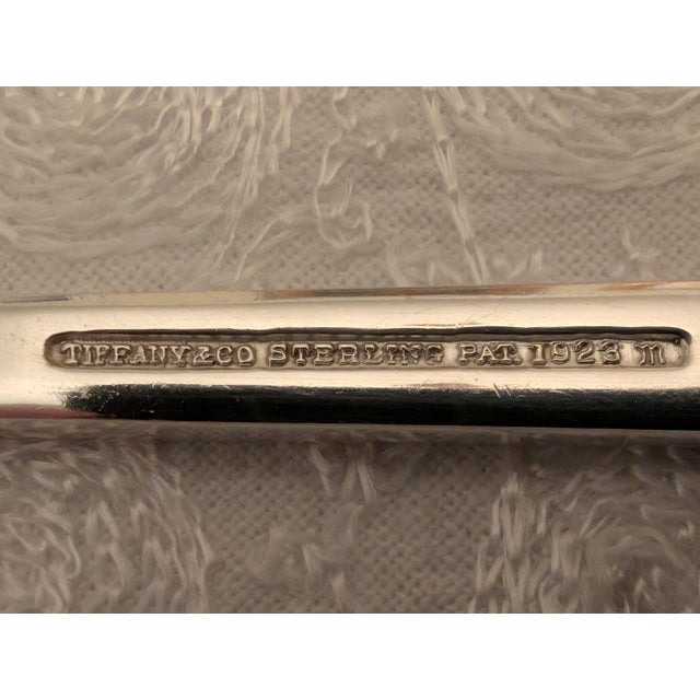Metal Tiffany "Windham" Sterling Silver Dessert Spoons, 6 Pieces For Sale - Image 7 of 11