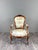 Antique Napoleon III Carved Wooden Armchair For Sale - Image 4 of 12