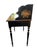 Early 20th Century Early 20th Century Ethan Allen Hitchcock Style Stenciled & Ebonized Ladies Writing Desk and Woven Rush Seat For Sale - Image 5 of 11