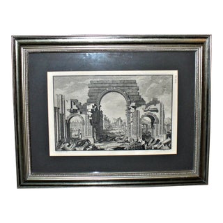Mid 18th Century "Ruins of Palymara, Otherwise Tedmor, in the Desert" Robert Wood Print, Framed For Sale