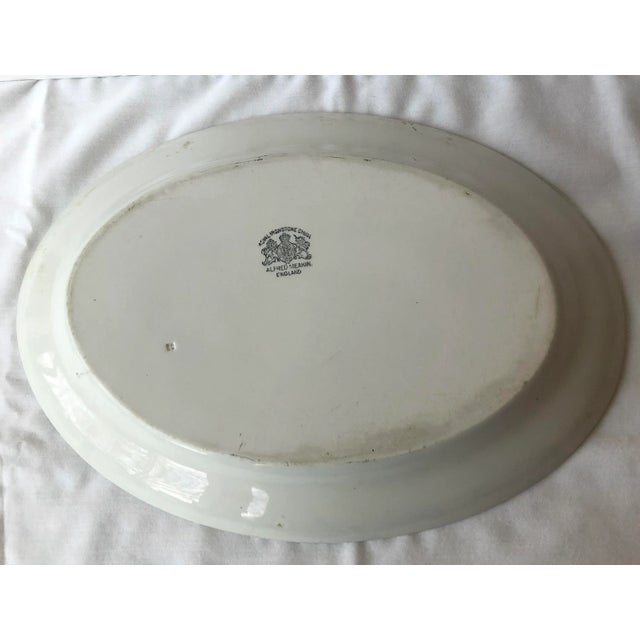 Antique English Alfred Meakin Ironstone Platter For Sale In Cincinnati - Image 6 of 8