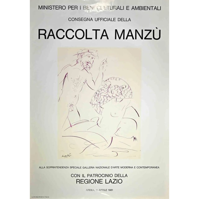 Manzu Collection is an original offset poster print realized by Giacomo Manzù in 1981. The artwork was realized on the...