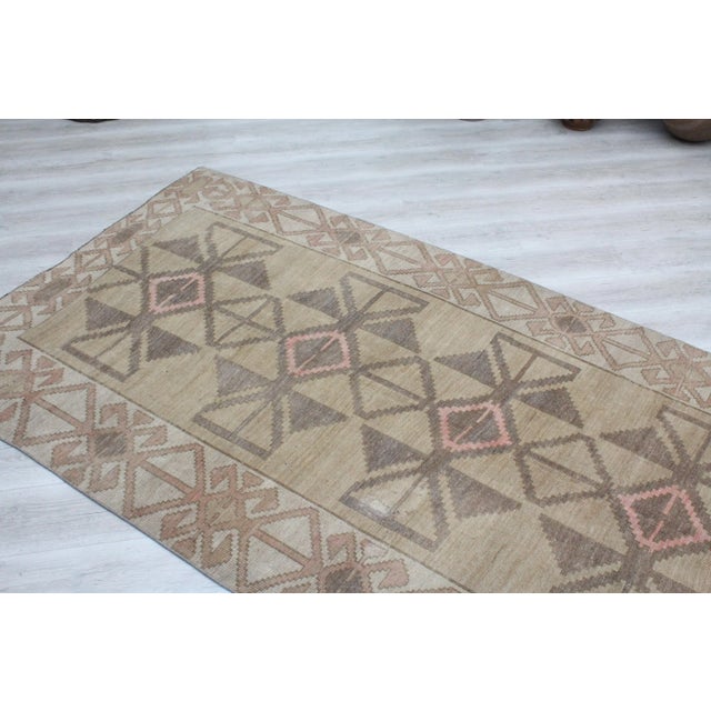 Vintage Turkish Rug Runner - 61.5"x149" For Sale - Image 10 of 12