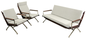 Complete Lounge Set by Rob Parry for De Ster Gelderland, 1960s, Set of 3
