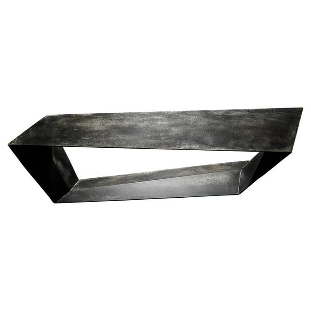 Noaxis Bench in Aluminium by Orfeo Studio For Sale - Image 12 of 12