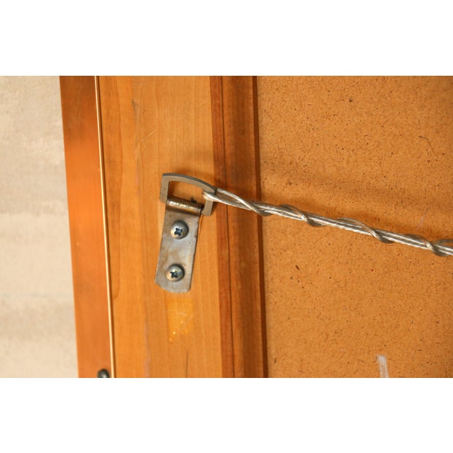 Vintage LaBarge Chinoiserie Silver-Leaf Reverse-Painted Wall Mirror — 1970s For Sale - Image 15 of 18