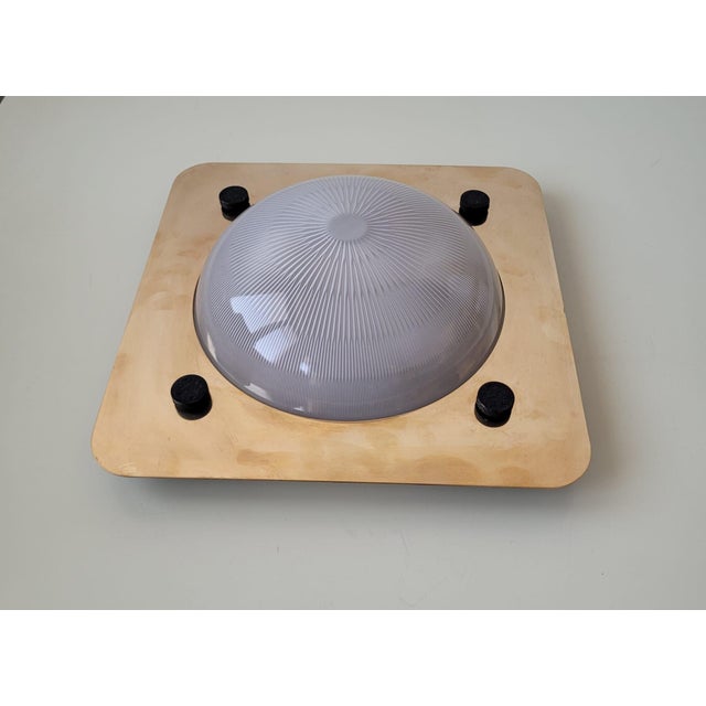 Brass and Glass Wall Lamp by Sergio Mazza, Italy, 1970s For Sale - Image 11 of 18