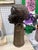 1960s Vintage Nubian Bronze African Head Sculpture For Sale - Image 5 of 7