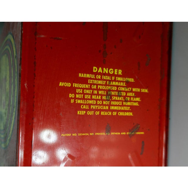 Mid-Century Modern Advertising Graphic Gas Can For Sale - Image 10 of 11