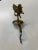 Antique Brass Cherub Stocking Holder For Sale - Image 4 of 4