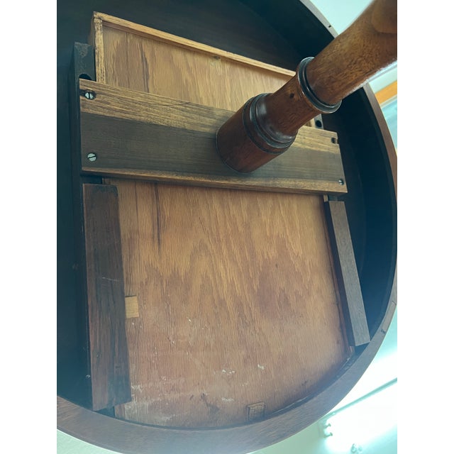 Vintage Duncan Phyfe Drum Table For Sale - Image 10 of 11
