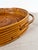 1970s Vintage Pencil Reed Rattan Round Tray For Sale - Image 5 of 7