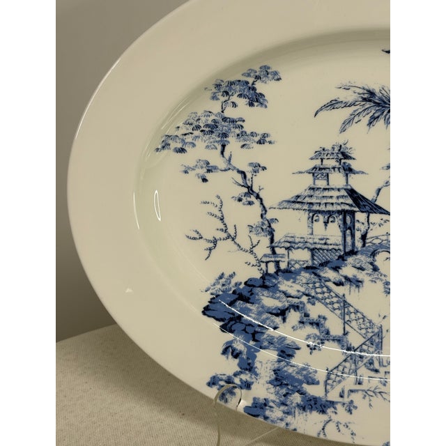 Late 20th Century Late 20th Century Scalamandre Toile Tale Platters - A Pair For Sale - Image 5 of 12