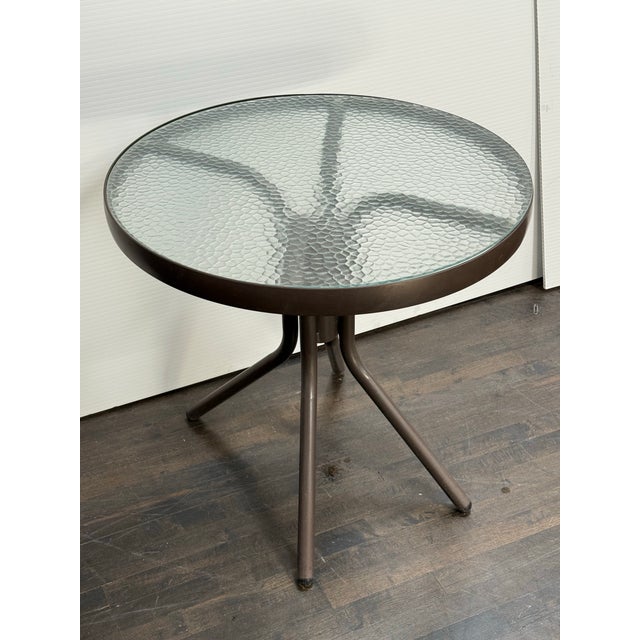 Brown Jordan Outdoor Bistro Table For Sale - Image 10 of 12