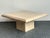Vintage Boho Italian Stone International Travertine Coffee Table For Sale - Image 11 of 11