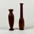 A beautiful pair of small wood turning vases by the late Stan W. Bednarz, circa 1980's. This set is the medium sizes of...