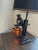 Mid 20th Century Maitland Smith Style Monkey Bamboo Table Lamp For Sale - Image 10 of 14